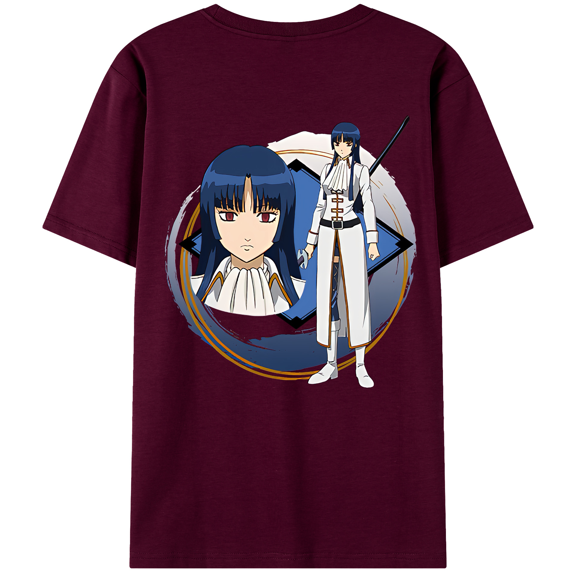 （画像用） ぎんたま 坂田銀時（さかたぎんとき） 神楽 志村新八（しむら しんぱち） GINTAMA Sakata Gintoki Kagura Shimura Shinpachi レディース半袖Tシャツ(バックプリント)